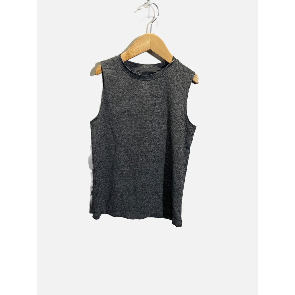 All in Motion Sleeveless Tee Boys Size S 6/7 Gray Heathered Athletic Sport‎ Top